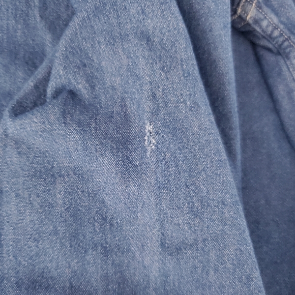 *SOLD* Vintage Dickies Flannel Lined Denim Shirt - Picture 8 of 8